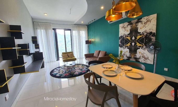 Gelugor Condominio | ❤️ Solo*Couple Traveller| Stylized Bedroom01❤️