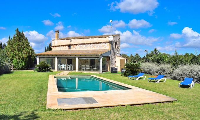 Muro Villa | Son Morey Tarongers 108 fantástica finca con piscina privada, jardín, terraza y aire acondicionado
