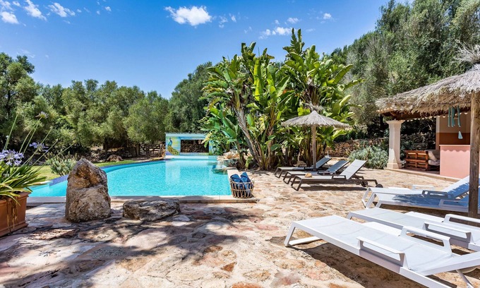 Santanyí Chalet De Esquí | Son Pavo Real Finca idílica con piscina, casa de invitados y gran jardín en Santanyi
