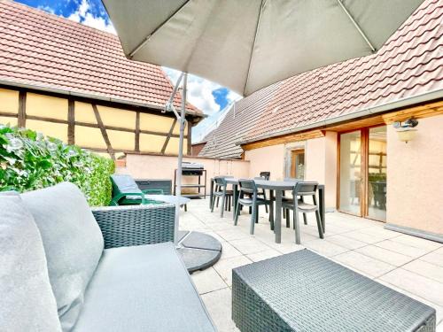 Soultz-Haut-Rhin Apartamento | Soultz Centre - Wifi Fibre - Terrasse - Garage 2 places - Netflix