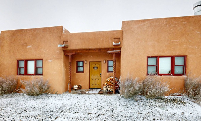 El Prado Casa | Southwestern home with hot tub, mountain views, & ping pong