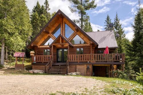 Saint-Michel-des-Saints Chalet De Esquí | Spa and Great Comfort - Le Bo Bois Rond