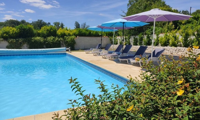 Villetoureix Casa | Spa, sauna, piscina climatizada, horno de pizza - Casa de vacaciones para 8