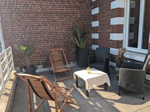 Mesnil-Val-Plage Apartamento | Spacieux apt avec terrasse proche plage