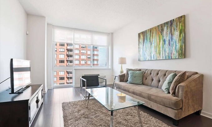 Hudson Exchange Apartamento | Spacious 1BR | Full Kitchen | Jersey City by GLS