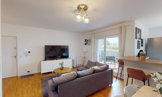 Saint-Denis Apartamento | Espacioso apto de 2 dormitorios a minutos d las principales atracciones de París
