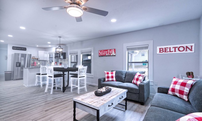 Belton Casa | Spacious 3/2, Gameroom mins DT Belton & Temple