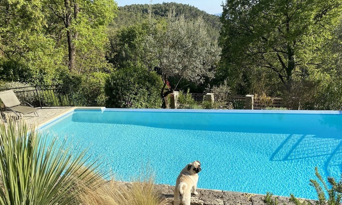 Claviers Villa | 5 cama espaciosa casa provenzal con piscina infinita y vistas impresionantes