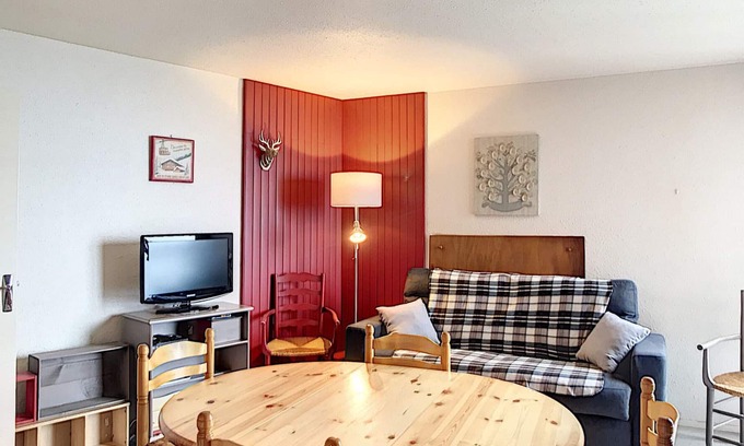 Villarembert Apartamento | Apartamento amplio con piscina climatizada, en el centro de la estación, al pie de las pistas