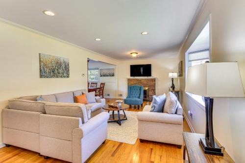 Fanwood Casa | Spacious Fanwood Home with Decks, Walk to Park!