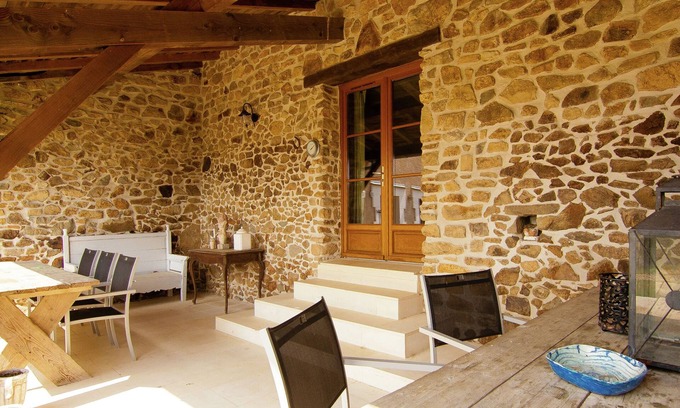 Roussines Cabaña | Espaciosa casa de vacaciones con piscina