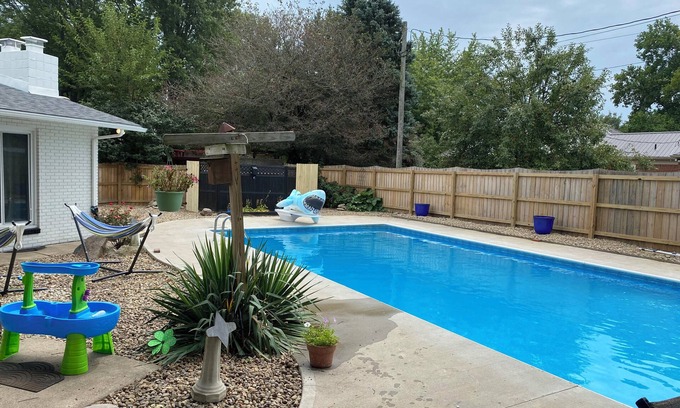 Frankfort Casa | Spacious Retreat: Sleeps 16 with pool, hot tub, Game Room, and Fitness Room