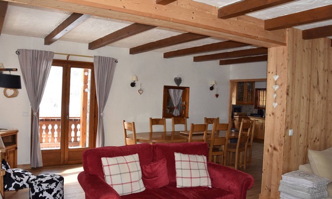 Pralognan-la-Vanoise Chalet De Esquí | Precioso chalet soleado y cerca de las pistas, cómodo para 10 personas