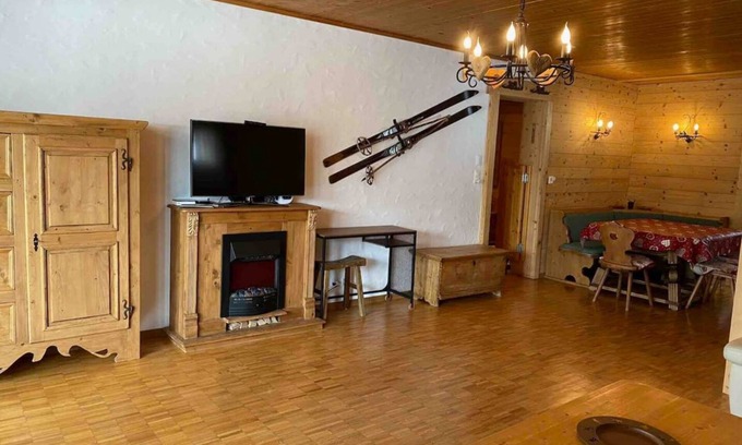 Villars-sur-Ollon Chalet De Esquí | Spacious ski-in and hiking flat for 6-8, 400m to the telecabine