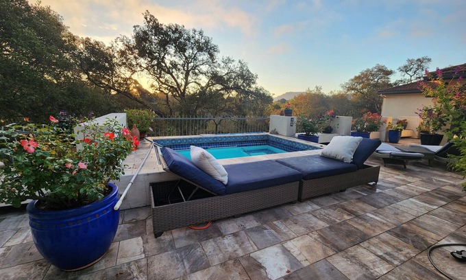 Southeast Carmel Casa | Spanish Villa in Carmel-by-the-Sea -- Family beach vacay!