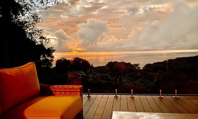 Dominicalito Casa | Espectaculares vistas al mar, Privado, Plataforma de Observación de la selva!
