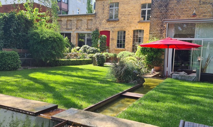 Leutzsch Apartamento | Pase la noche en un plató de cine - loft en la antigua panadería (100 m²)