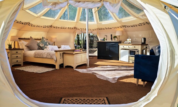 Aldborough Alquiler De RV | Tienda de campaña-Panorámico-Communal washrooms-Vista al campo-Stargazer