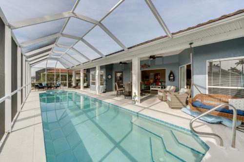 Burnt Store Isles Casa | Steps to Canal Punta Gorda Home with Private Pool