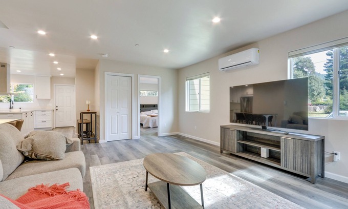 Monte Rio Casa | Steps to Town & River: Modern Monte Rio Retreat