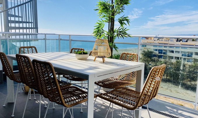 El Morche Apartamento | Stor Lägenhet vid Stranden med Fantastisk Terrass