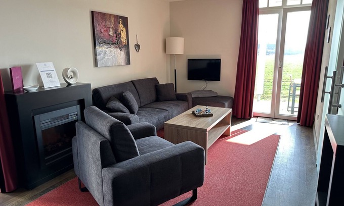 Wremen Apartamento | Strandnahe, Hundefreundliche Ferienwohnung mit Sauna, Terrasse und Strandkorb