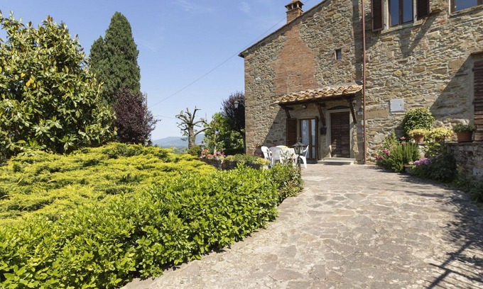 Ponte Buriano Casa | Maravillosa casa de vacaciones privada para 4 personas con TV, terraza y mascotas permitida