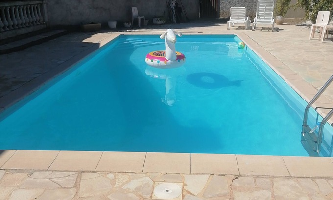 Saint-Martin Apartamento | Studio à 15 min de la mer 30min de l Espagne Calme et Privée Avec Piscine