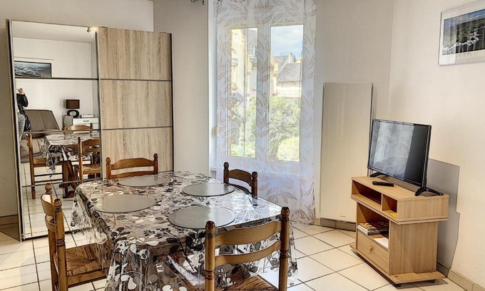 Saint-Pair-sur-Mer Apartamento | Studio à deux pas de la plage, proche commerces avec Wifi et équipements complets - FR-1-361-40
