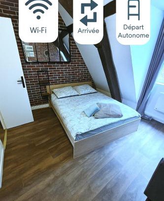 Montlucon Apartamento | Studio 20 minutes à pieds de la gare de Montluçon