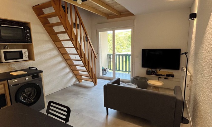 Hotonnes Apartamento | Studio 35m2 with mezzanine, Plans d'Hotonnes, Haut Valromey