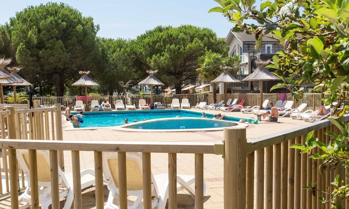 Hourtin Port Apartamento | Studio Avec Balcon Privé | Accès Piscine + Wi-Fi Gratuit