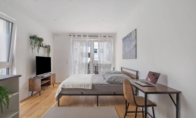 Hochzoll-Nord Apartamento | Estudio 'Ay Homes 08' con balcón y Wi-Fi