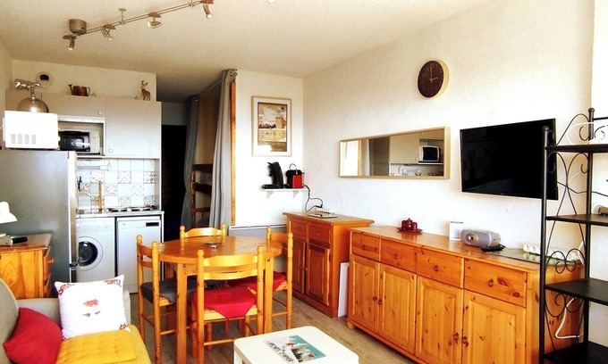 Font-Romeu-Odeillo-Via Apartamento | Studio Cabine Font Romeu Avec vue sur Montagne 5 Minutes Centre Ville