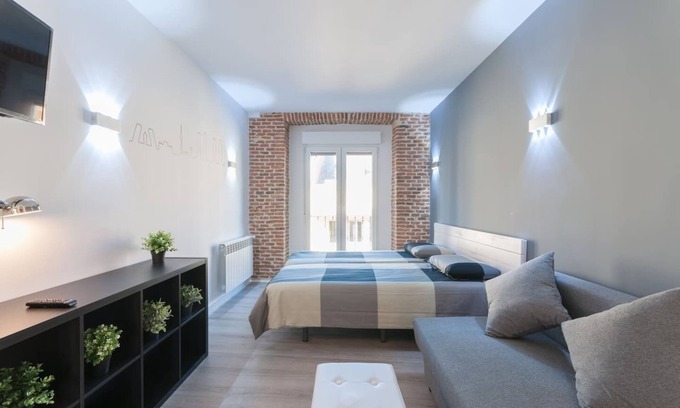 Embajadores Apartamento | ****Studio Centre-La Latina-Sol-WiFi, A/C****