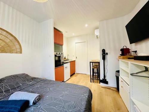Saint-Martin Apartamento | Studio confort centre-ville Clim Wifi Netflix