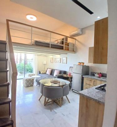 Ain Harrouda Apartamento | Studio Cosy avec Mezzanine Piscine et Plage à 5 min à Zenata City