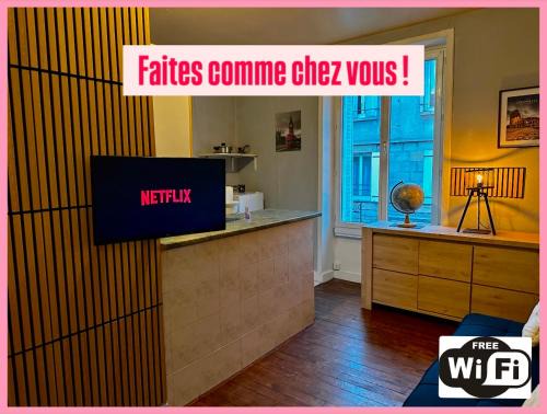 Brive-la-Gaillarde Apartamento | Studio Cozy & Vintage dans le centre ville