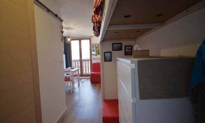 La Toussuire Apartamento | Estudio 2/4 personas, con vistas abiertas se enfrentan las agujas arves