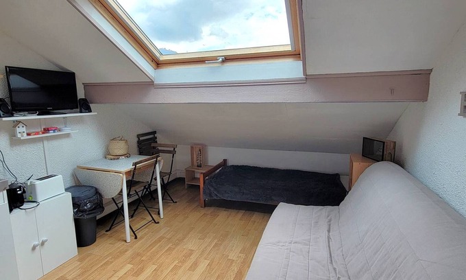Saint-Leger-les-Melezes Apartamento | Estudio a pie de pistas en St Léger les Mélèzes - 2/3 personas