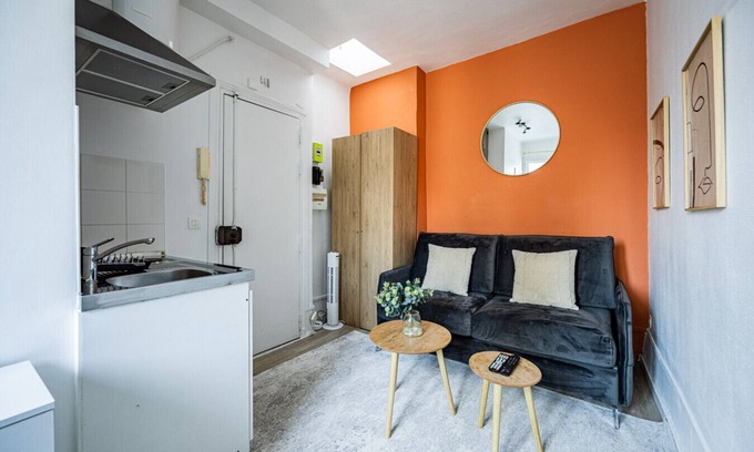 19th Arrondissement Apartamento | Studio Métro Ourcq Paris 19eme
