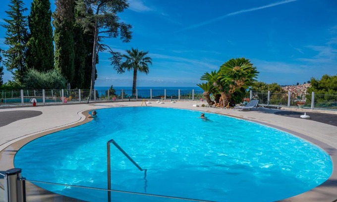 Menton Apartamento | Studio Menton Garavan avec piscine à proximité Italie et Monaco