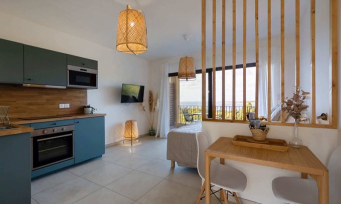 Cargese Apartamento | Studio Myrthe magnificent sea view