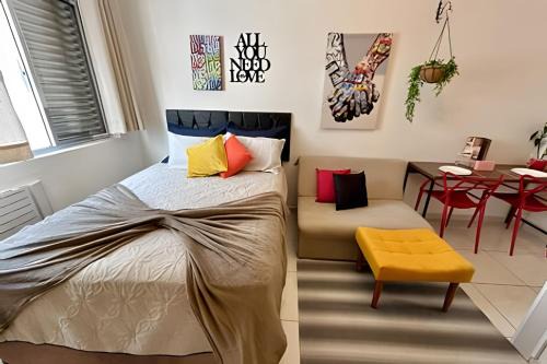 Gonzaga Apartamento | Studio no Coração do Gonzaga beira mar