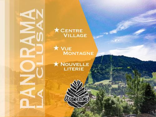 La Clusaz Apartamento | Studio Panorama - Vue montagne et village, Centre la Clusaz - AravisTour