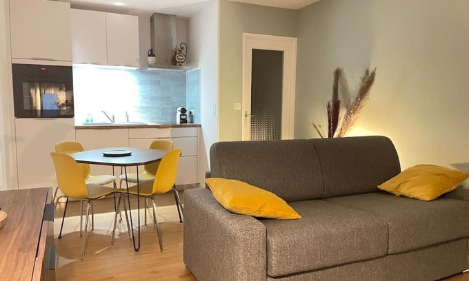 Fort-Mahon-Plage Apartamento | Studio Suzanne proche des commerces & de la plage