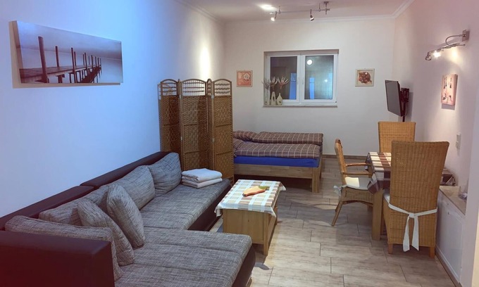 Klein Nemerow Apartamento | Estudio 'Tollense Hus - Mitte' con terraza compartida y Wi-Fi
