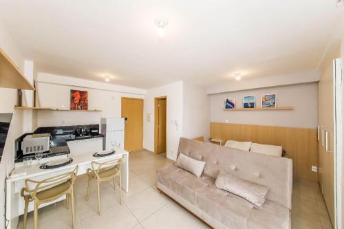 Centro Apartamento | Studio Vibe 2206 com Piscina Academia e Varanda