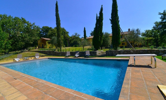 San Casciano dei Bagni Villa | Maravillosa casa de vacaciones privada con WIFI, piscina privada, TV, patio y vista panorámica