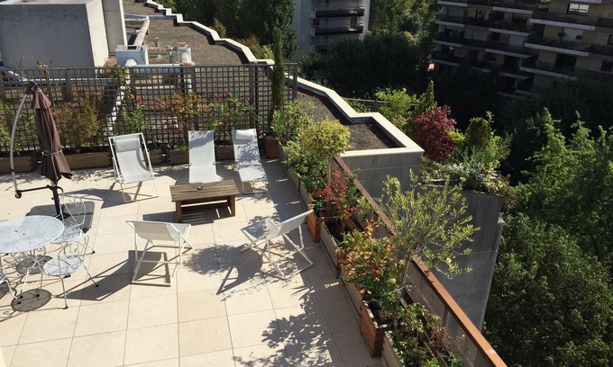 Neuilly-sur-Seine Apartamento | Precioso ático (7 y 8 pisos) 140 m2, 2 dormitorios 100 m2 de terraza